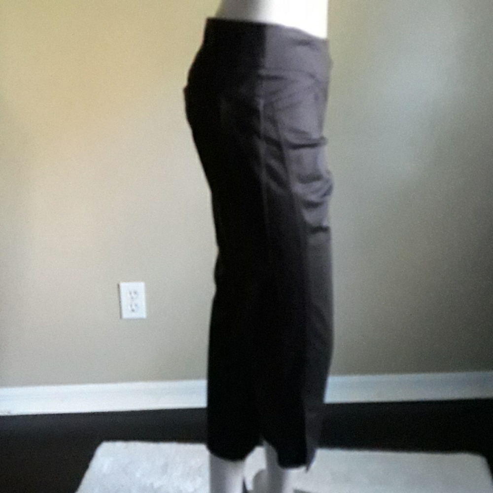 Cach Brown Cropped Pants With Buckle Size 4 - image 5